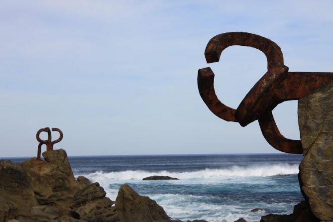 Peine del viento: foto en Donostia-San Sebastián