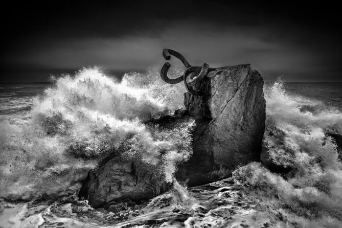 Peine del viento: foto en Donostia-San Sebastián