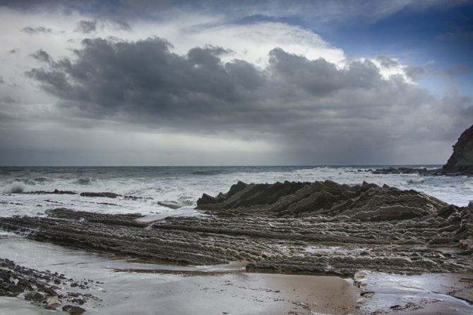 Playa de Itzurun: foto en Zumaia