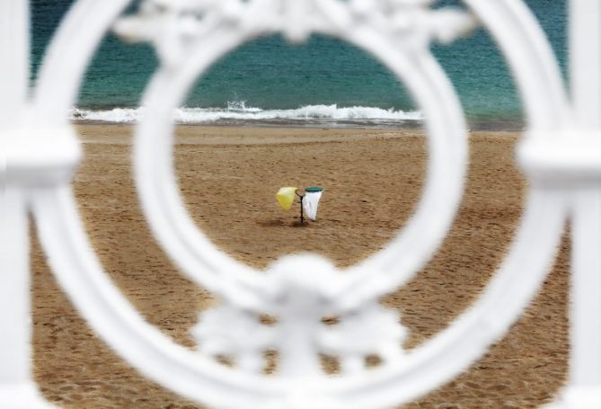 "Playa Limpia": foto en Donostia-San Sebastián