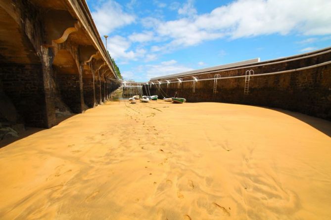 Playa puerto: foto en Zarautz