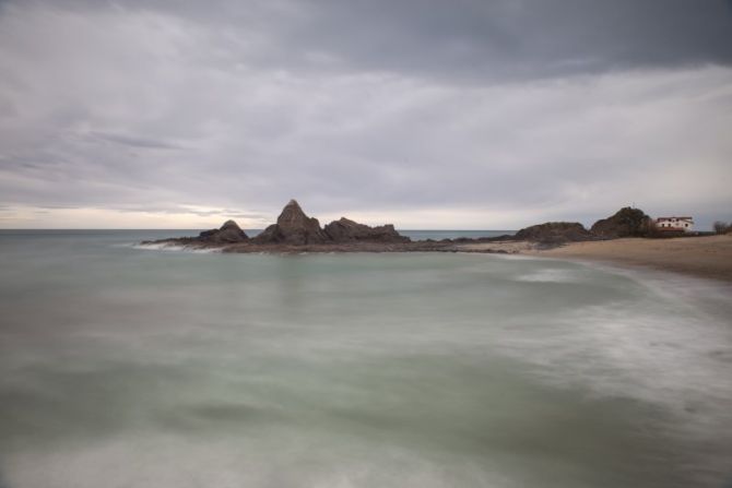 Playa de Saturraran: foto en Mutriku