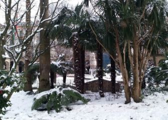 Plaza de Guipúzcoa nevado