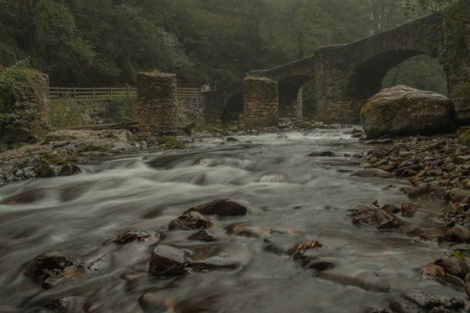 El puente de las brujas: foto en Andoain