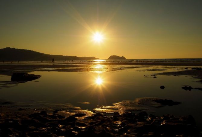 El ratoncito al sol: foto en Zarautz