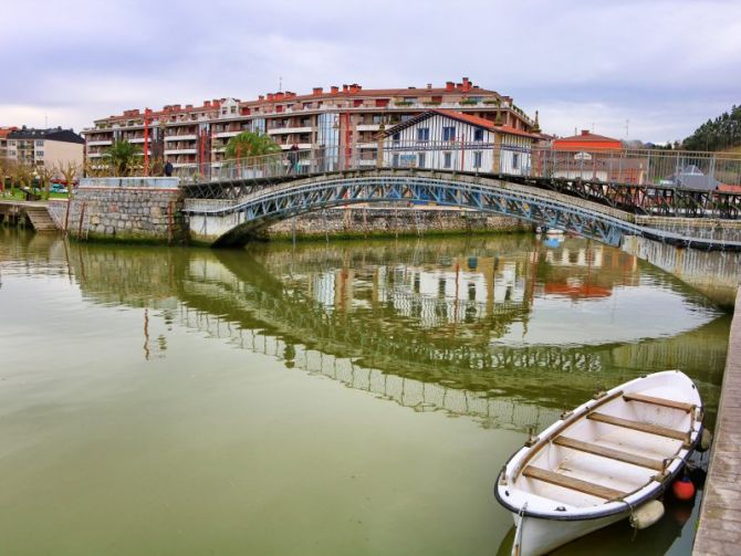 Reflejos: foto en Zumaia