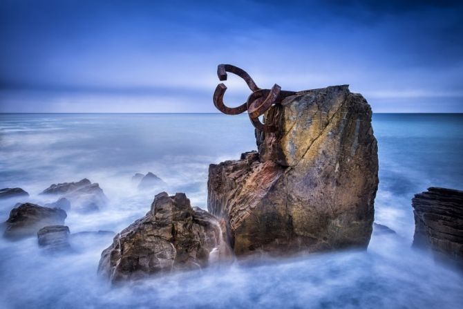 La serenidad del mar: foto en Donostia-San Sebastián