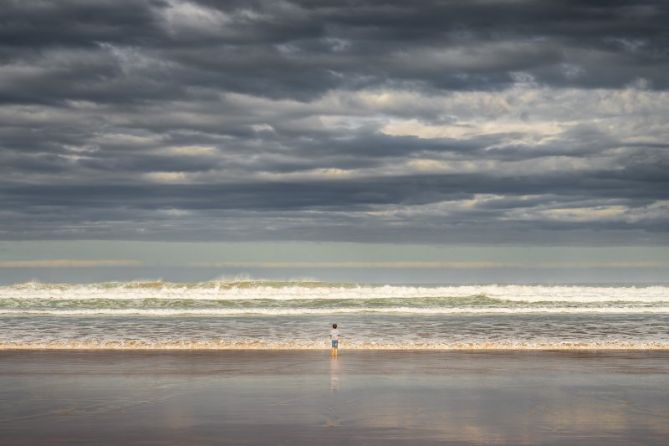 Sin miedo: foto en Zarautz