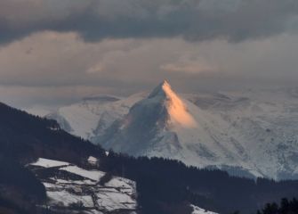 sol de invierno en Txindoki.