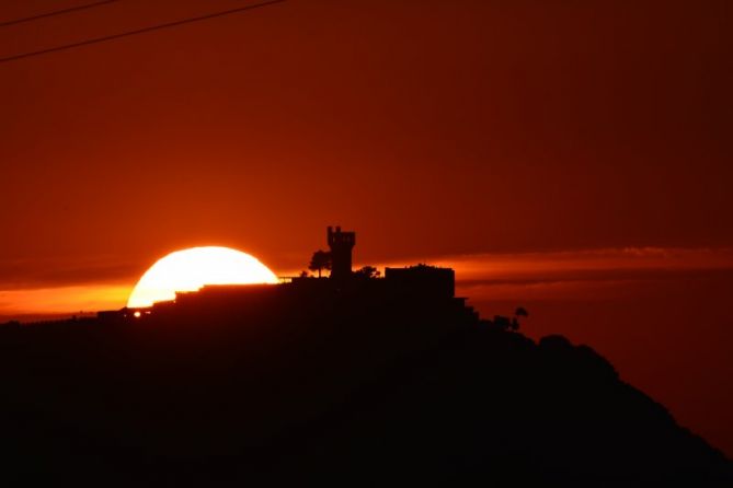 Sunset de atracciones: foto en Donostia-San Sebastián