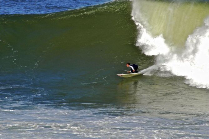 Surf en Orrua : foto en Getaria