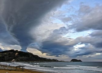 Tornado en Zarautz 