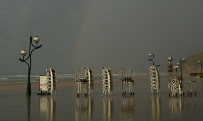 Tras el chaparrón: foto en Zarautz