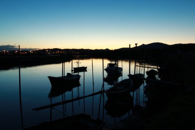 Txalupas en Hondarribi: foto en Hondarribia