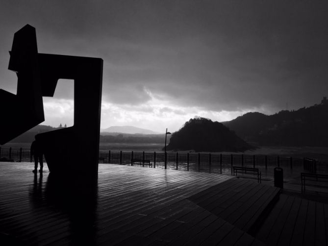 Viene la tormenta: foto en Donostia-San Sebastián