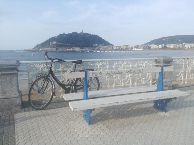 Visión nostálgica de La Concha: foto en Donostia-San Sebastián