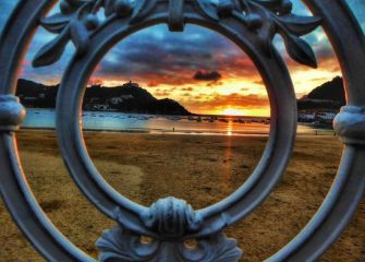 Vista barandilla de la Concha