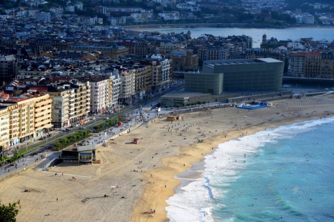 A vista de pájaro: foto en Donostia-San Sebastián