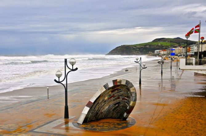 zarautzko hondartza -2: foto en Zarautz