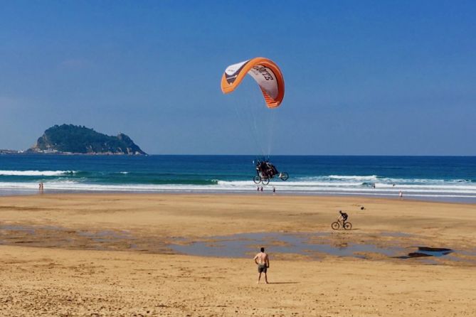 Zarautzko ondartza: foto en Zarautz