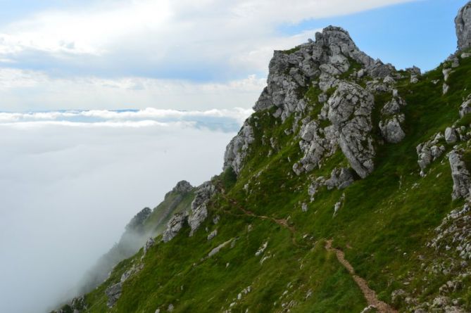 zegama-aizkorri bidea: foto en Zegama