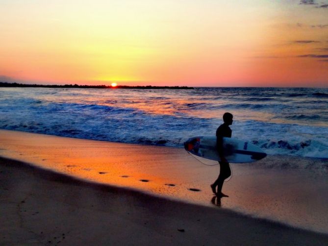 Zurriola Sunset: foto en Donostia-San Sebastián