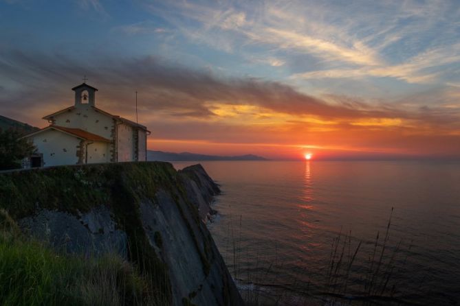 Atardecer: foto en Zumaia