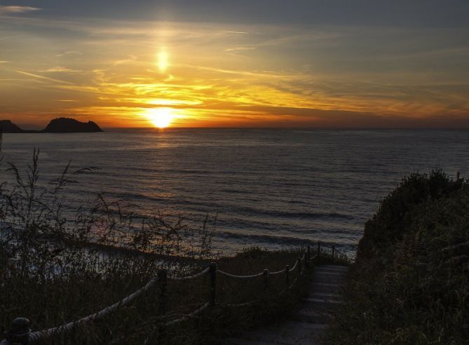 Cuando el verano nos da estas vistas.: foto en Zarautz