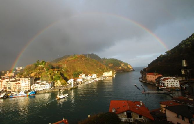 Puente magico: foto en Pasaia