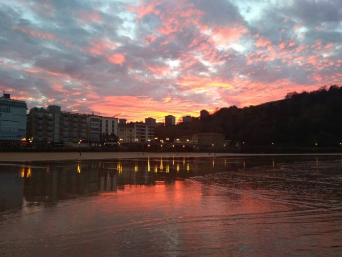 Regalos del astro rey : foto en Zarautz