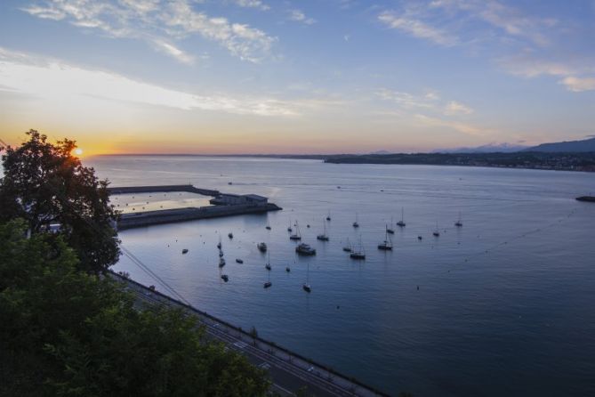 Amanecer: foto en Hondarribia