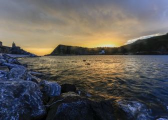 Amanecer en la costa