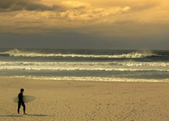 Amanecer en Zurriola