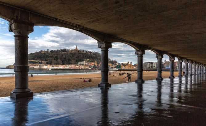 arcos de la Concha: foto en Donostia-San Sebastián