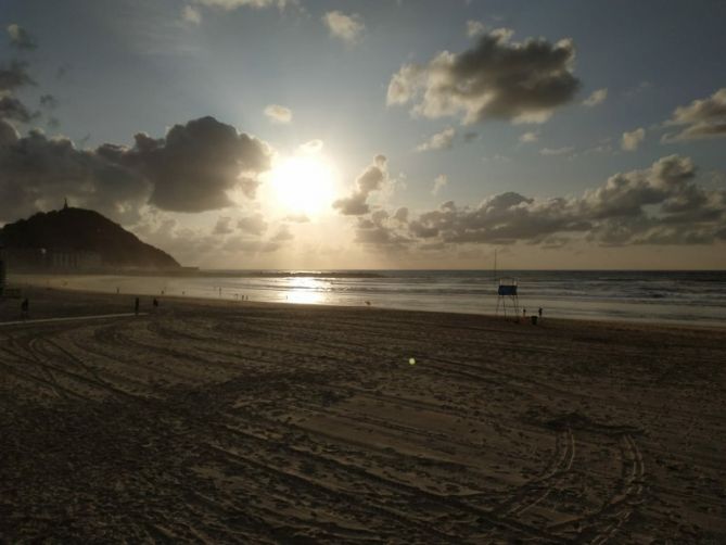 Atardecer: foto en Donostia-San Sebastián