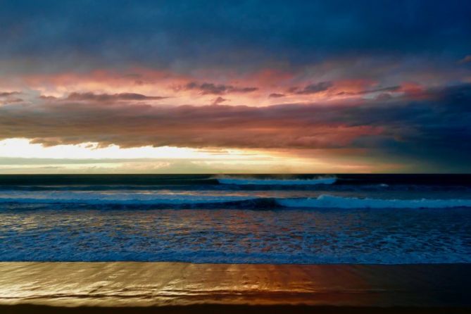 Atardecer colorido : foto en Zarautz