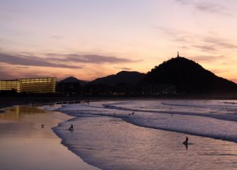 Atardecer desde el muro de Sagues