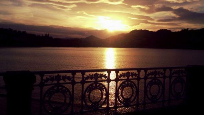 Atardecer en Donostia: foto en Donostia-San Sebastián