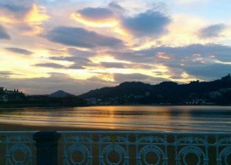 Atardecer en Donostia