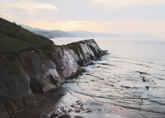 Atardecer en el Flysch