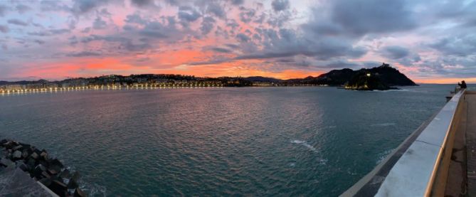 Atardecer invernal : foto en Donostia-San Sebastián