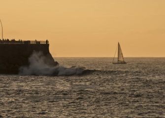 Atardecer en el litoral