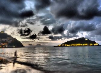 atardecer en Ondarreta