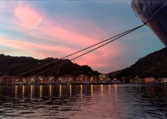 Atardecer en el Puerto de Pasaia