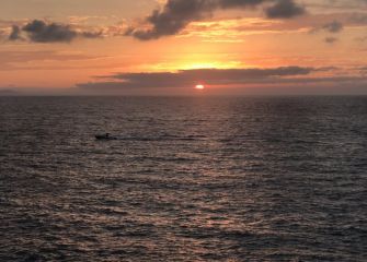 Atardecer en semana grande 