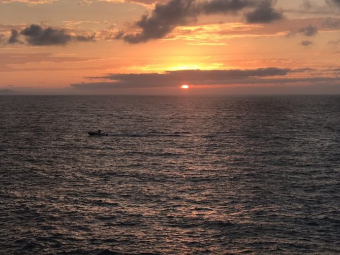 Atardecer en semana grande : foto en Donostia-San Sebastián