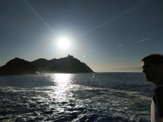 Atardecer de verano: foto en Donostia-San Sebastián