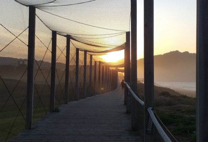 Atardecer  en Zarautz: foto en Zarautz