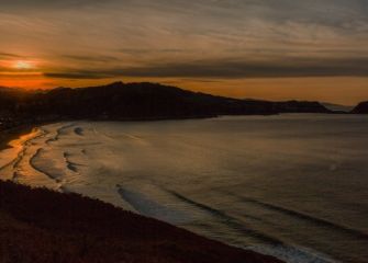 Atardecer en Zarautz