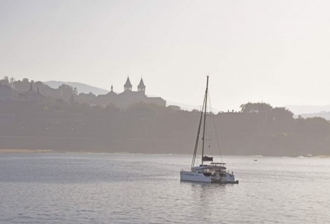 En la bahía: foto en Donostia-San Sebastián